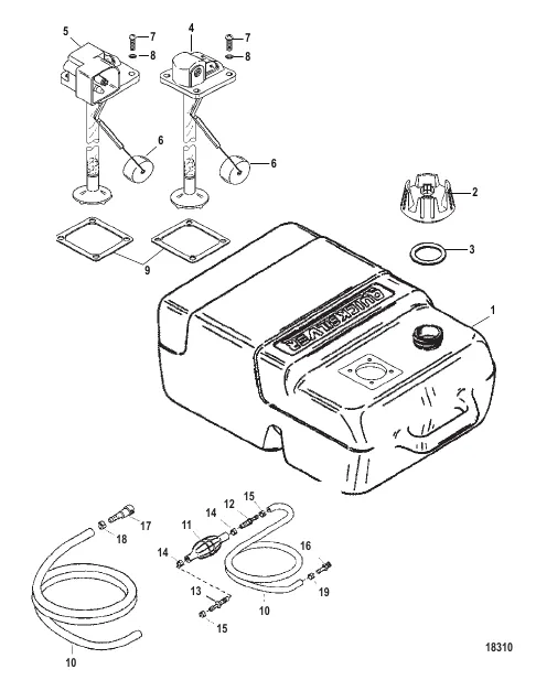 Fuel Tank (Plastic- 6.6 Gallon)