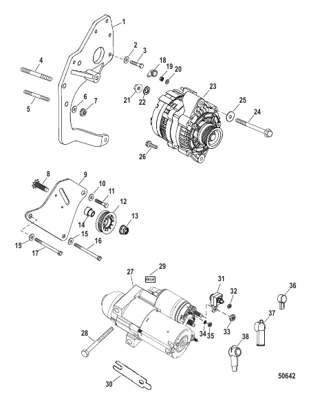 Electrical Components (Starter And Alternator)