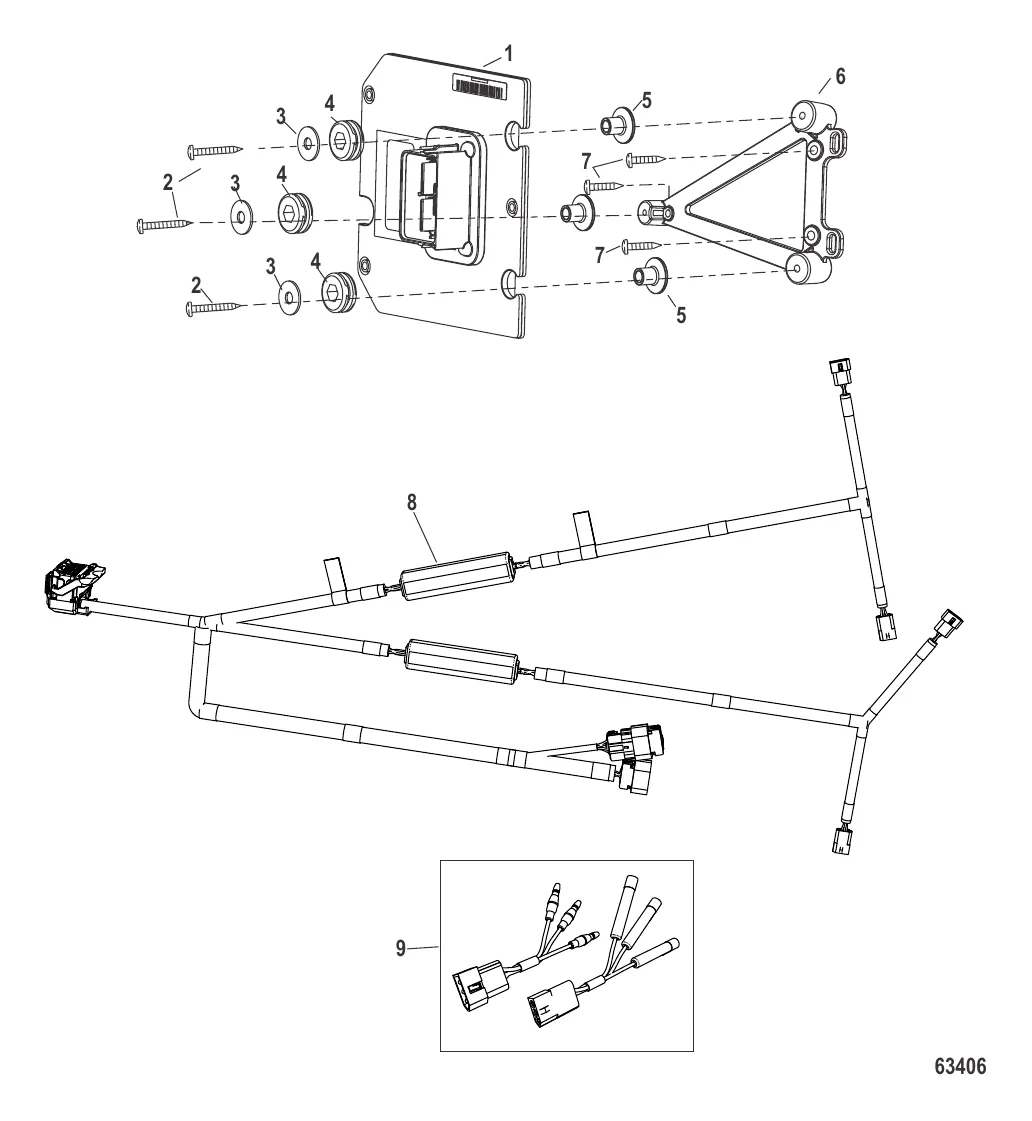 Комплект Active Trim_без клавиатуры Сдвоенный двигатель – F150 EFI/Optimax