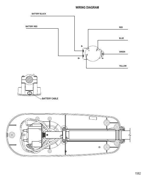 Схема электрических подключений (Модель TT3600) (12 В) Схема электрических подключений (Модель TT3600) (12 В)