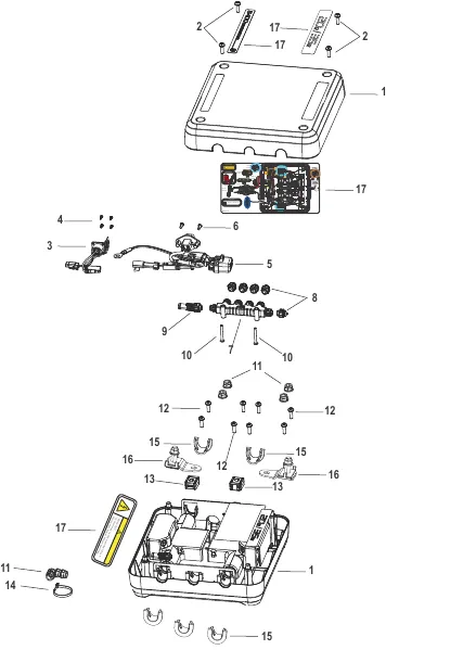 Power Center Components 5400 Wh, 20e/35e Models