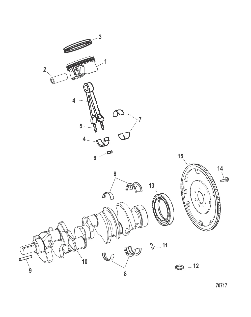 Crankshaft / Piston/ Connecting Rods