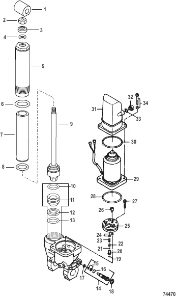 Power Trim/Tilt Components