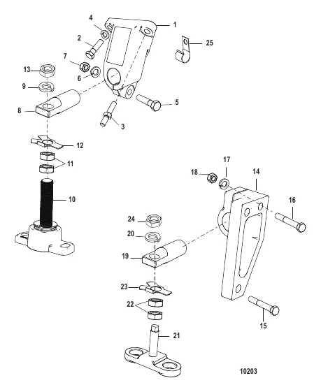 Transmission and Engine Mounting (BORG-WARNER 5000)