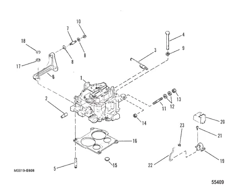 CARBURETOR AND LINKAGE