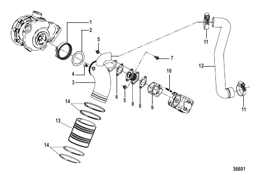 Exhaust Components Inboard
