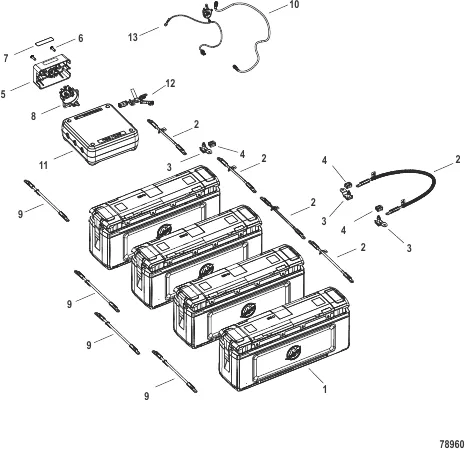 Battery and Power Components 5400 Wh 75e/110e Models