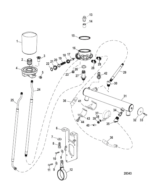 Oil Cooler And Oil Filter (Engine)