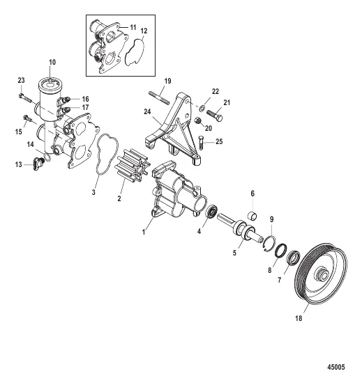 Sea Water Pump Assembly