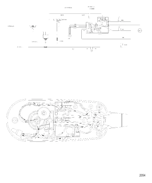 Схема электрических подключений (TR54FBV) (12 В)