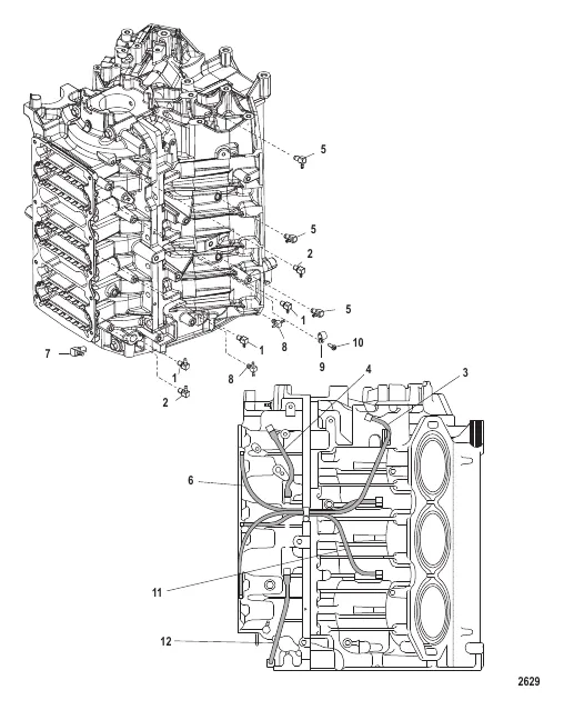Port Center Main Oiling System