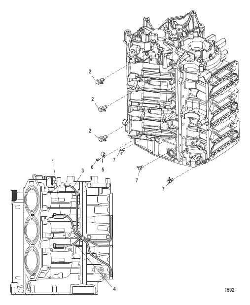 Starboard Center Main Oiling System