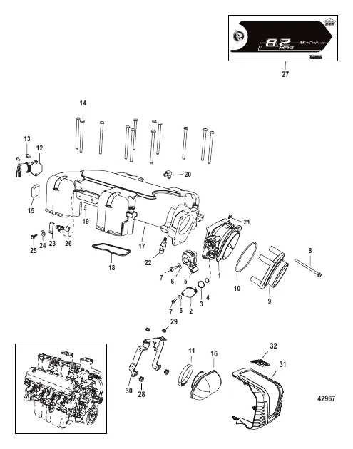 Throttle Body Mechanical Throttle-Shift