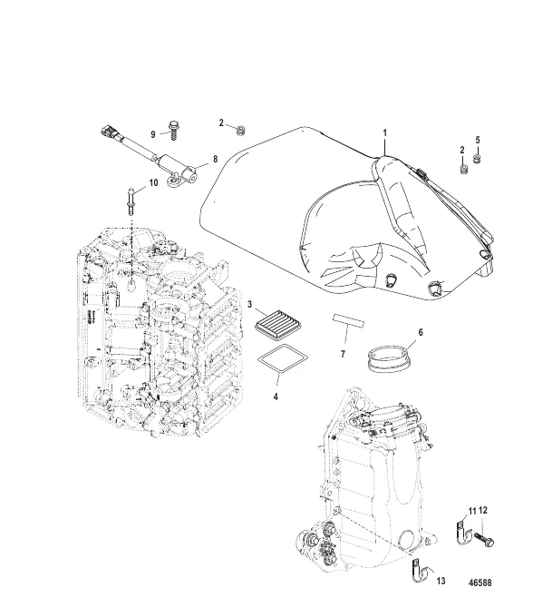 Air Handler/Flywheel Cover