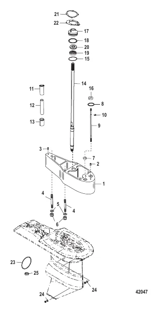 Extension Kit - 2.5 Inch Driveshaft Housing (879150A88)