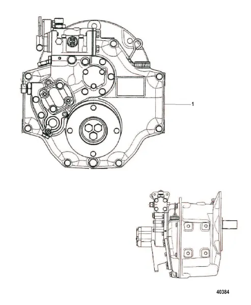 Transmission and Related Parts (Inboard) Technodrive 485