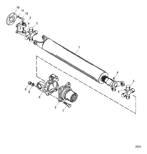 Driveshaft And Tailstock (Transmission)