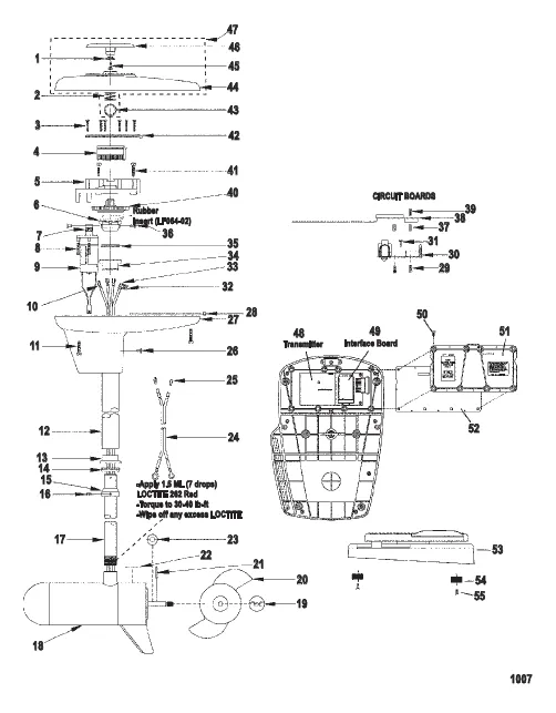Двигатель для тралового лова в сборе (Модель L62RF / AG62RF) (24 В)