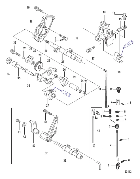 Shift and Shift Shaft 0R505052 and Below