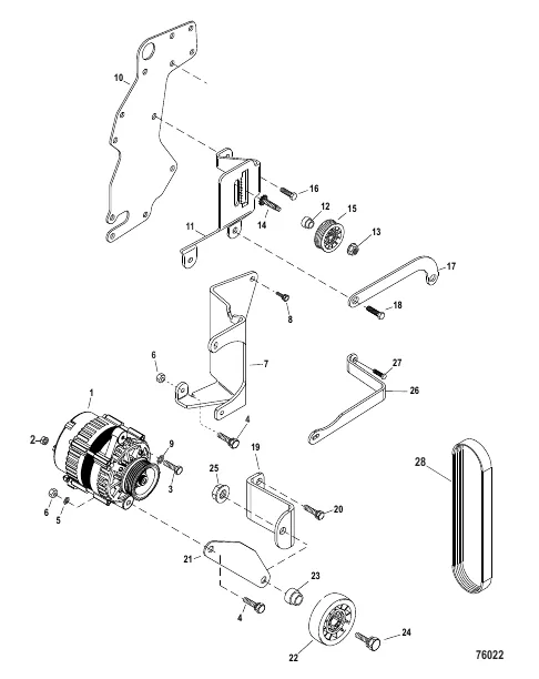 Alternator And Brackets