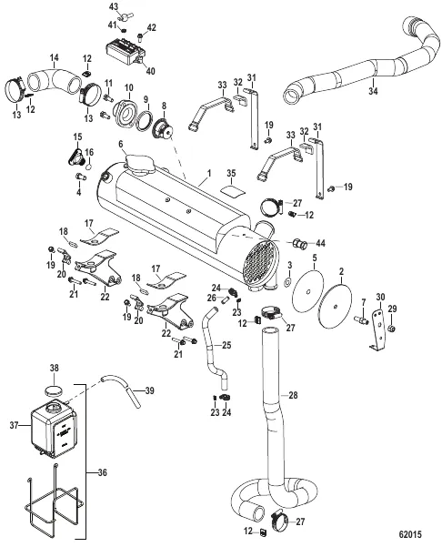 Fresh Water Cooling Heat Exchanger