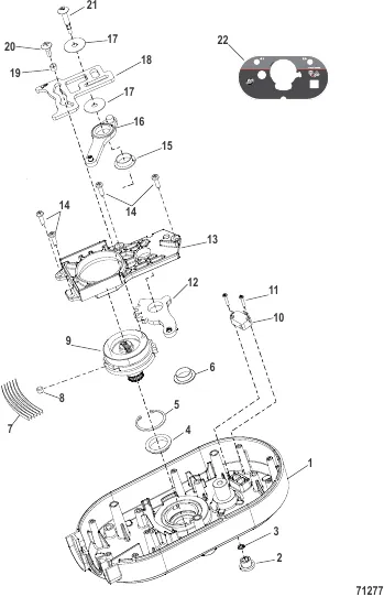 Housing Assembly 14 Pin Side Mount RC