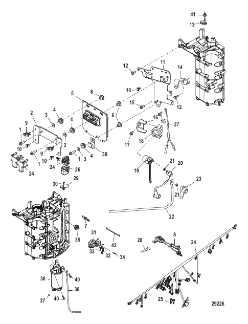 Electrical Components 1C104423/0P560349 and Below