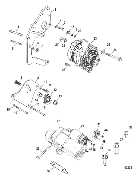 Electrical Components (Starter And Alternator)
