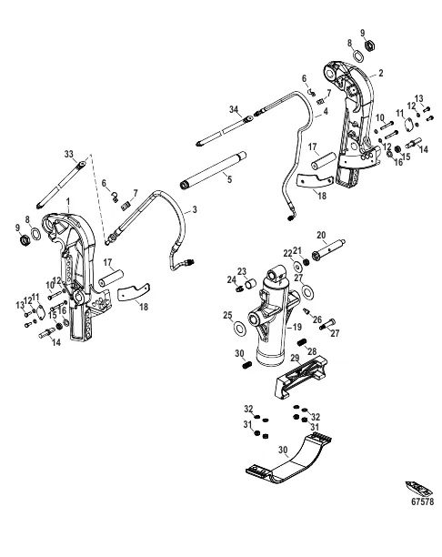 Power Trim/Transom Assembly Heavy Duty