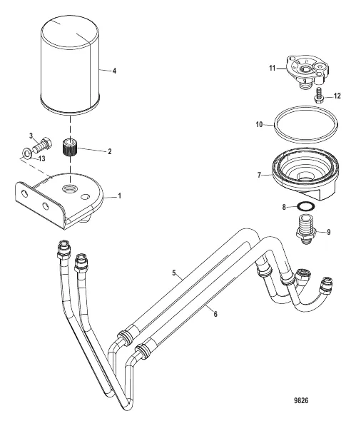 Remote Oil Filter Assembly