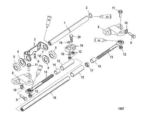 Dual Engine Tie Bar Kit