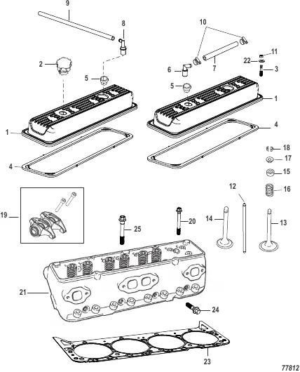 Cylinder Head and Rocker Cover