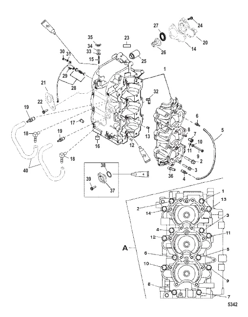 Cylinder Block and Crankcase