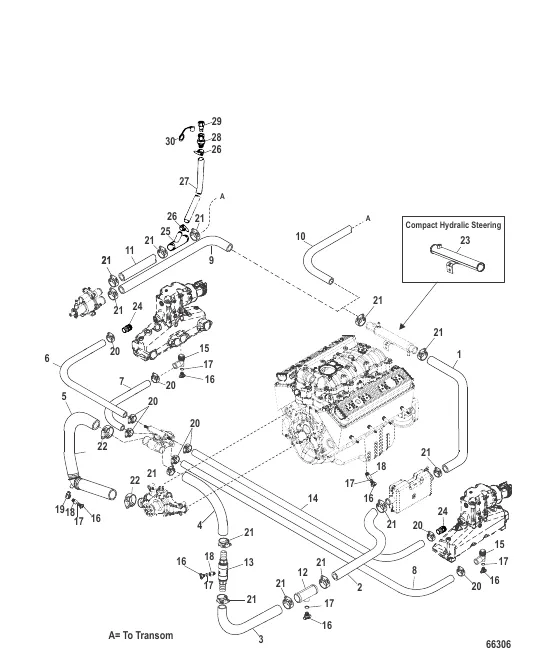 Standard Cooling System (7 Point Drain)