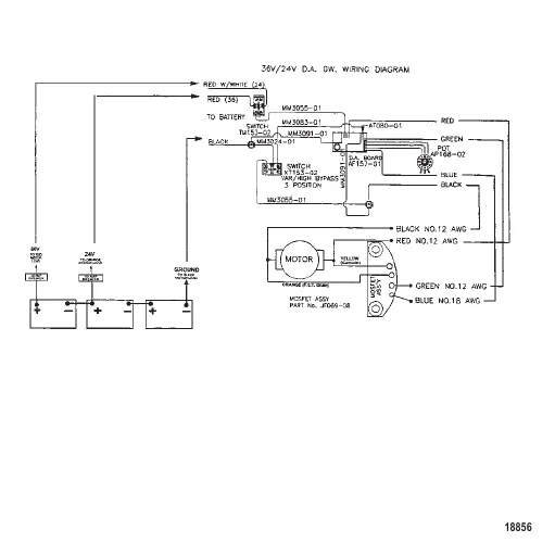 Схема электрических подключений (Модель GWB72V / GWT72V)