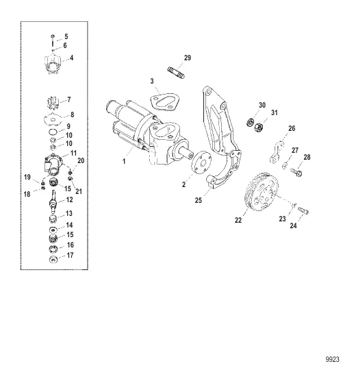 Sea Water Pump Assembly