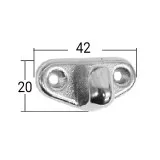 Крючок для кранцев 20х42 мм
