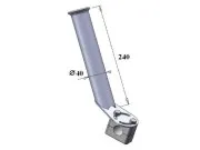 Держатель спиннинга 250х40х25 поворотный АМГ5