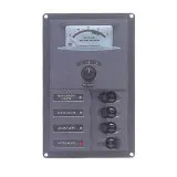 Панель переключателей 4шт с аналоговым вольтметром