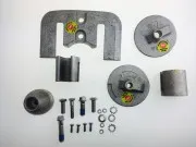 Комплект магниевых анодов для колонок Mercruiser Bravo Three 3 и Bravo Two 2