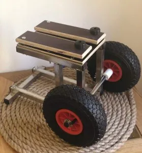 Тележка для мотора 8-15 лс подпружиненная