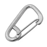 Гак-карабин 60мм, нерж.сталь