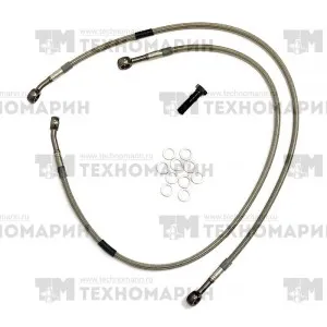 Комплект передних тормозных шлангов (2 шт) Honda 