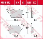 Колодки тормозные (серия Sinter Offroad) 