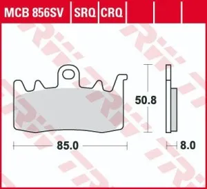 Колодки тормозные (серия Sinter Street SV) 