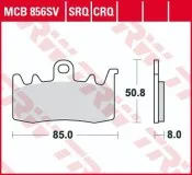 Колодки тормозные (серия Sinter Street SV) 