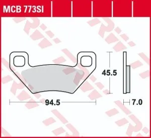 Колодки тормозные (серия Sinter Offroad) 
