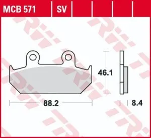 Колодки тормозные (серия Organic Allround) 