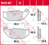 Колодки тормозные (серия Sinter Offroad) 