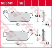 Колодки тормозные (серия Sinter Street SH) 